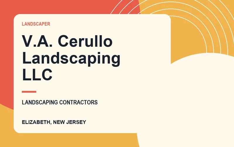 V.A. Cerullo Landscaping LLC in Elizabeth, New Jersey
