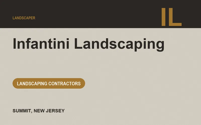 Infantini Landscaping in Summit, New Jersey