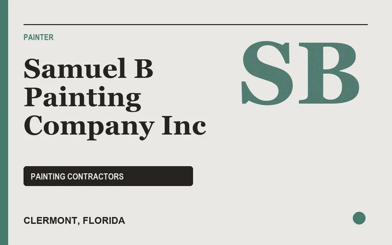Samuel B Painting Company Inc in Clermont, Florida