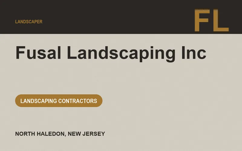 Fusal Landscaping Inc in North Haledon, New Jersey