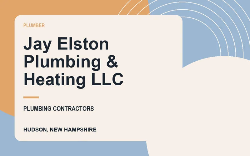 Jay Elston Plumbing & Heating Llc in Hudson, New Hampshire