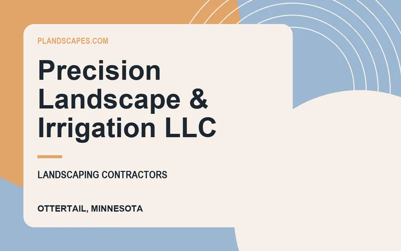 Precision Landscape & Irrigation LLC in Ottertail, Minnesota