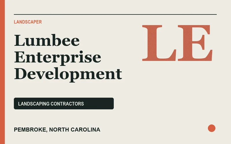 Lumbee Enterprise Development in Pembroke, North Carolina