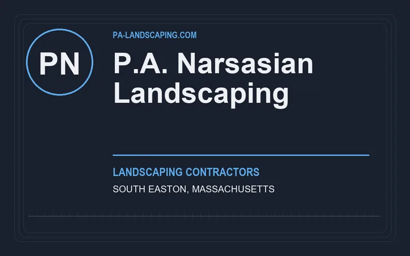 P.A. Narsasian Landscaping in South Easton, Massachusetts