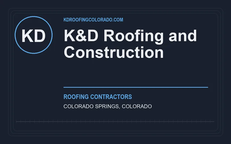 K&D Roofing and Construction in Colorado Springs, Colorado