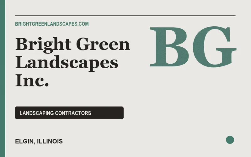Bright Green Landscapes Inc. in Elgin, Illinois
