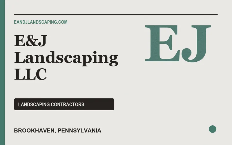 E&J Landscaping LLC in Brookhaven, Pennsylvania
