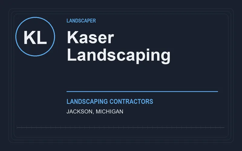 Kaser Landscaping in Jackson, Michigan