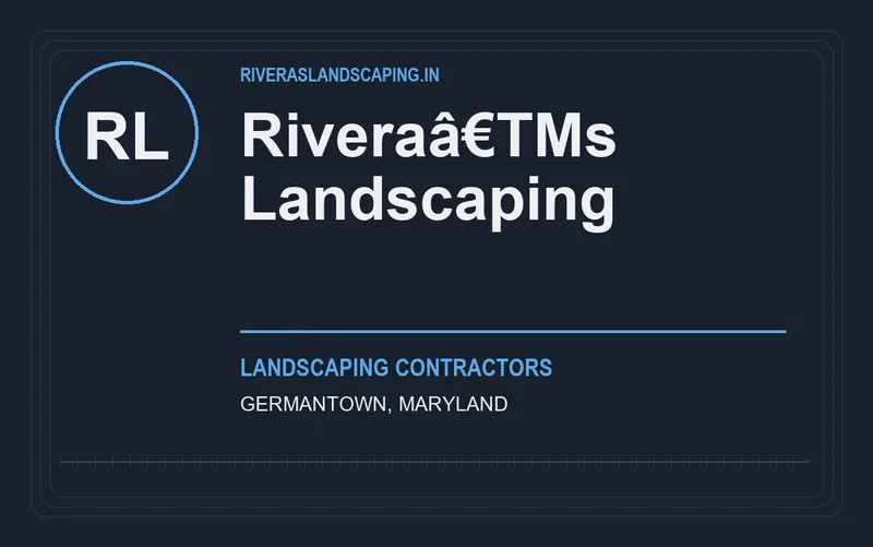 Riveraâ€TMs Landscaping in Germantown, Maryland