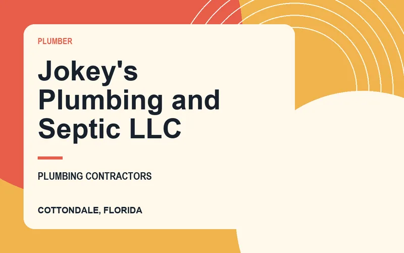 Jokey's Plumbing and Septic LLC in Cottondale, Florida