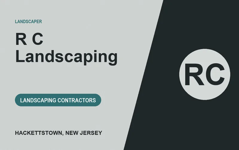 R C Landscaping in Hackettstown, New Jersey