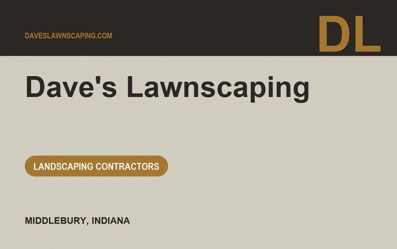 Dave's Lawnscaping in Middlebury, Indiana