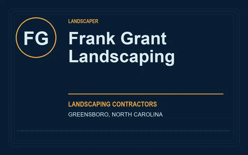 Frank Grant Landscaping in Greensboro, North Carolina