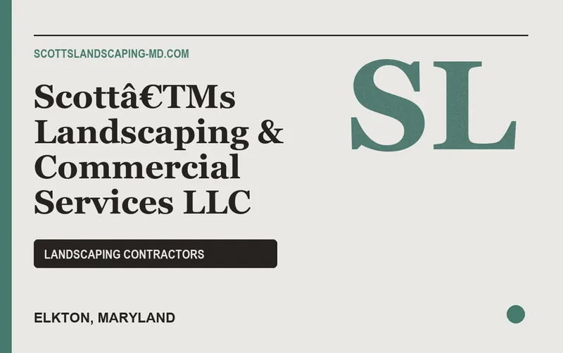 Scottâ€TMs Landscaping & Commercial Services LLC in Elkton, Maryland