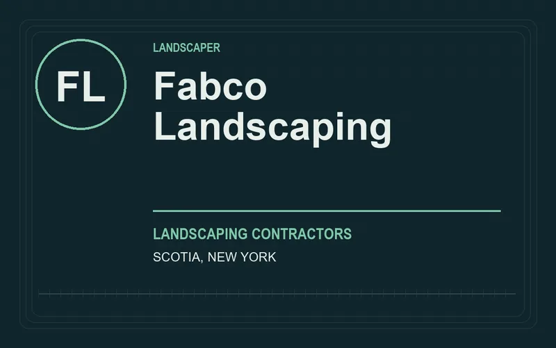 Fabco Landscaping in Scotia, New York