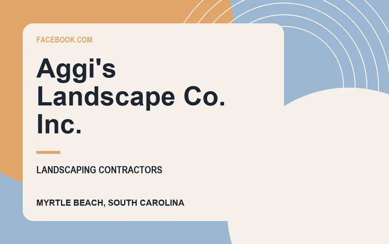 Aggi's Landscape Co. Inc. in Myrtle Beach, South Carolina