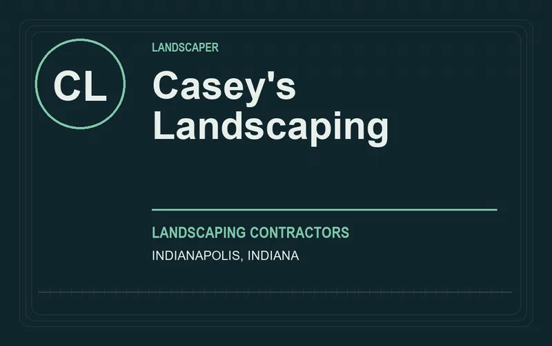 Casey's Landscaping in Indianapolis, Indiana