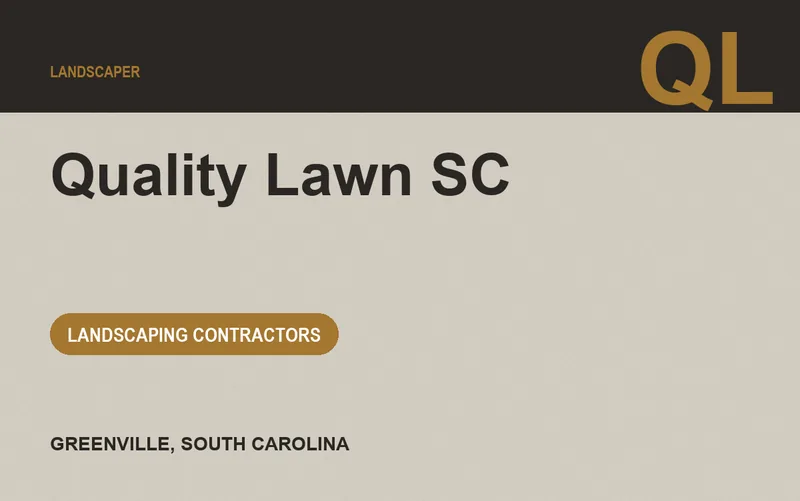 Quality Lawn SC in Greenville, South Carolina