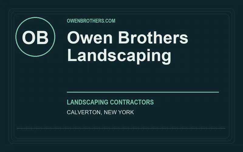 Owen Brothers Landscaping in Calverton, New York