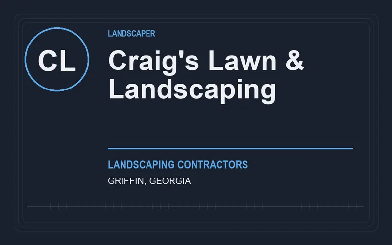 Craig's Lawn & Landscaping in Griffin, Georgia