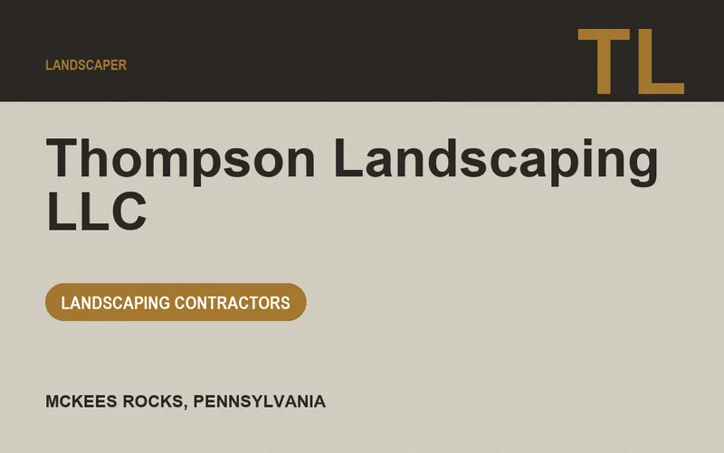Thompson Landscaping LLC in McKees Rocks, Pennsylvania