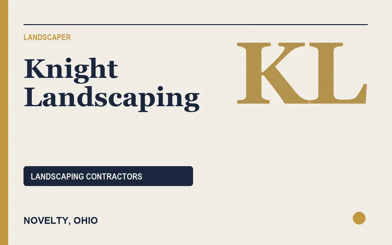 Knight Landscaping in Novelty, Ohio