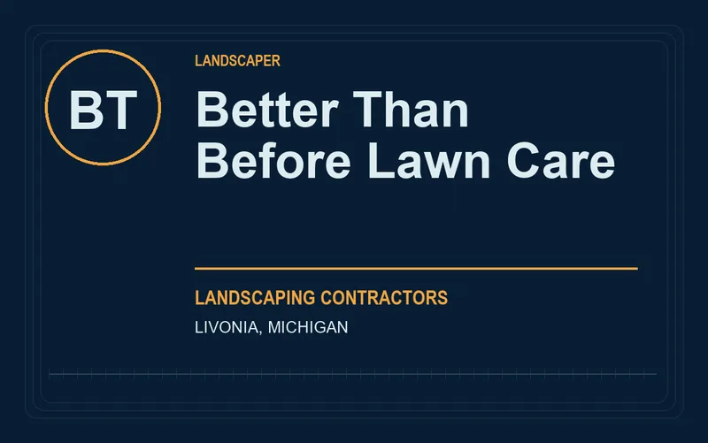 Better Than Before Lawn Care in Livonia, Michigan