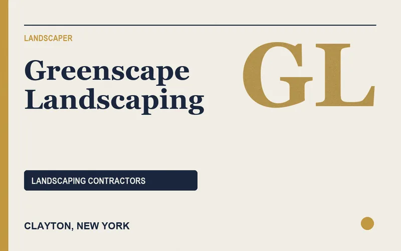 Greenscape Landscaping in Clayton, New York