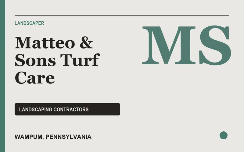 Matteo & Sons Turf Care in Wampum, Pennsylvania