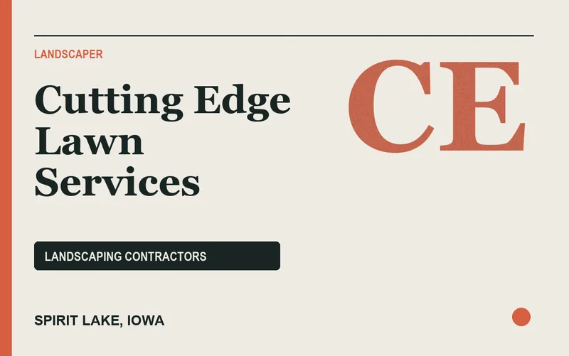 Cutting Edge Lawn Services in Spirit Lake, Iowa