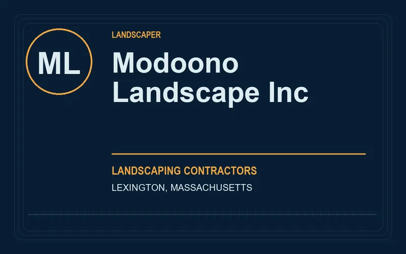 Modoono Landscape Inc in Lexington, Massachusetts