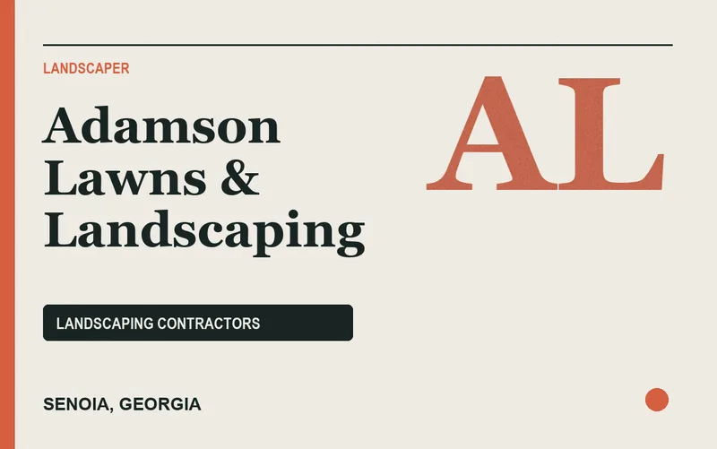 Adamson Lawns & Landscaping in Senoia, Georgia