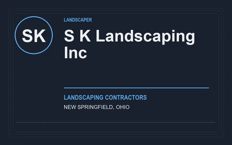 S K Landscaping Inc in New Springfield, Ohio