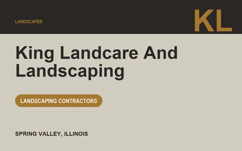 King Landcare And Landscaping in Spring Valley, Illinois