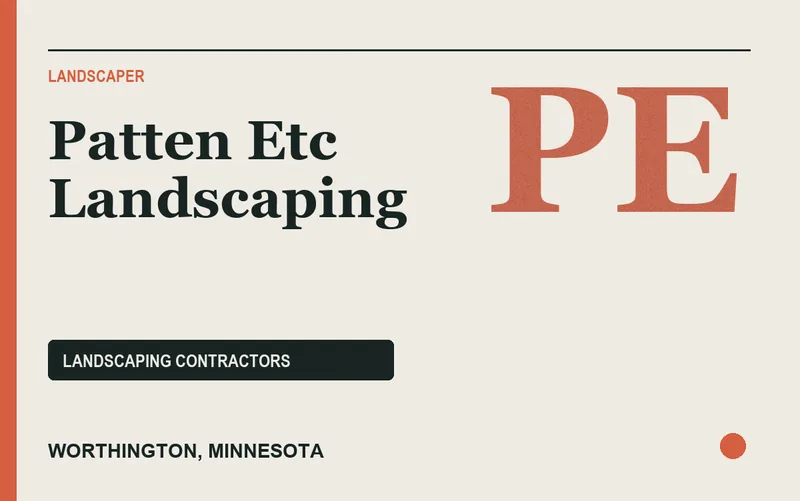Patten Etc Landscaping in Worthington, Minnesota