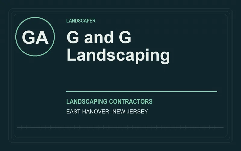 G and G Landscaping in East Hanover, New Jersey