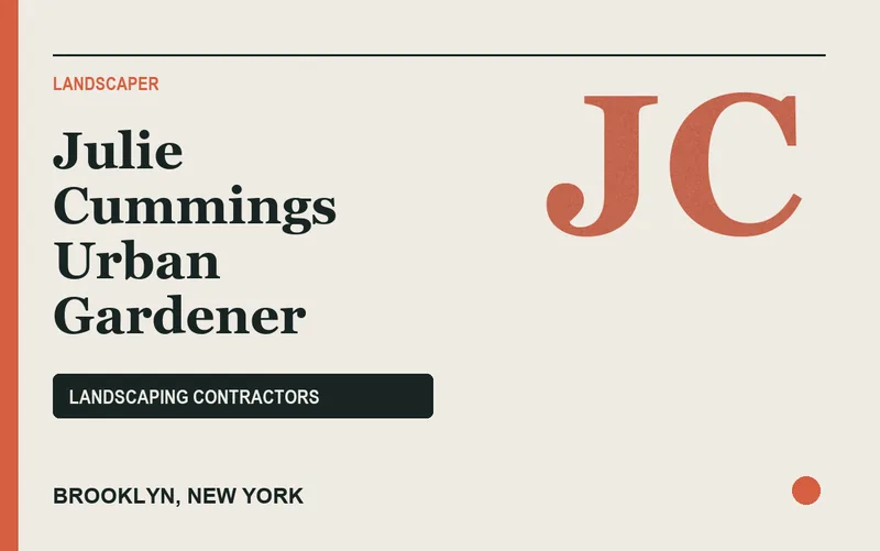 Julie Cummings Urban Gardener in Brooklyn, New York