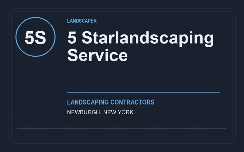 5 starlandscaping service in Newburgh, New York