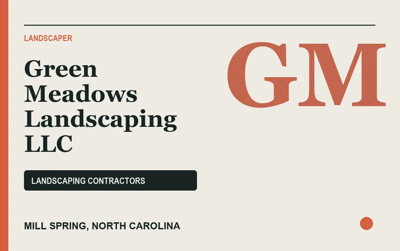 Green Meadows Landscaping LLC in Mill Spring, North Carolina