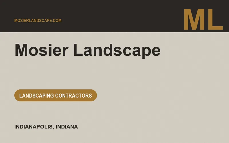 Mosier Landscape in Indianapolis, Indiana
