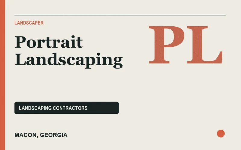 Portrait Landscaping in Macon, Georgia