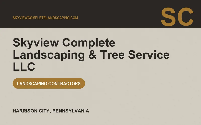 Skyview Complete Landscaping & Tree Service LLC in Harrison City, Pennsylvania