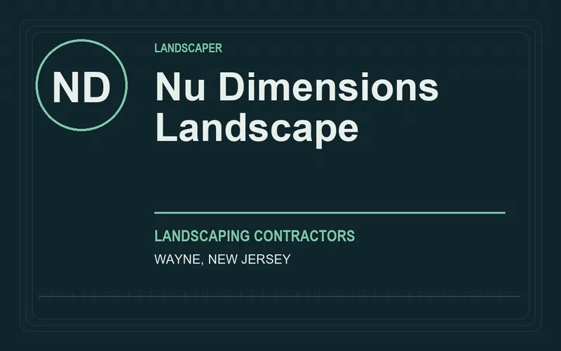 Nu Dimensions Landscape in Wayne, New Jersey