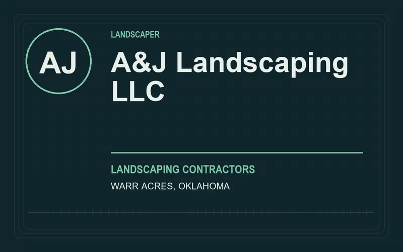 A&J LANDSCAPING LLC in Warr Acres, Oklahoma