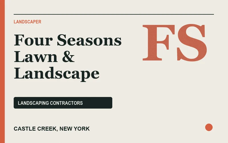 Four Seasons Lawn & Landscape in Castle Creek, New York
