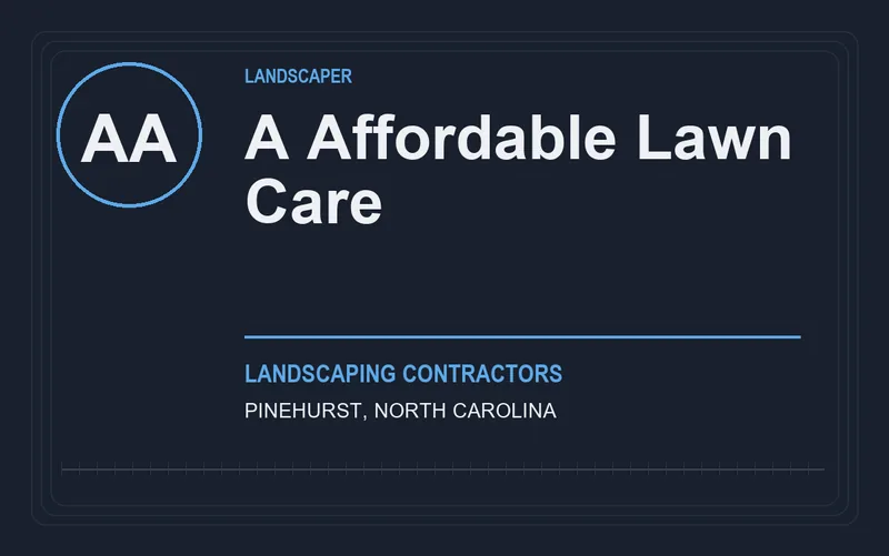 A Affordable Lawn Care in Pinehurst, North Carolina