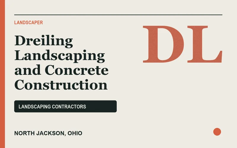 Dreiling Landscaping and Concrete Construction in North Jackson, Ohio