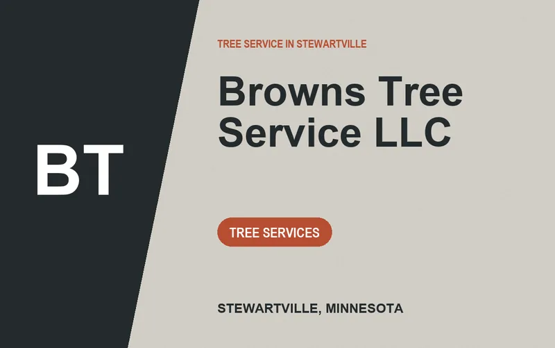 Browns Tree Service LLC in Stewartville, Minnesota