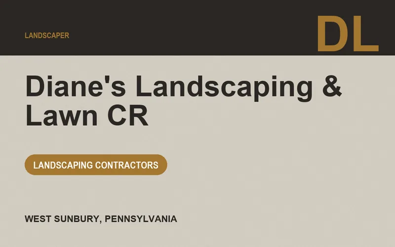 Diane's Landscaping & Lawn Cr in West Sunbury, Pennsylvania