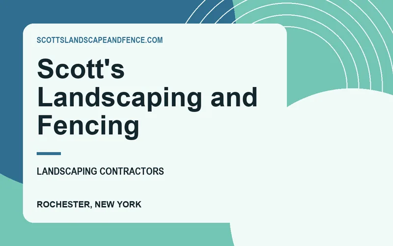 Scott's Landscaping and Fencing in Rochester, New York